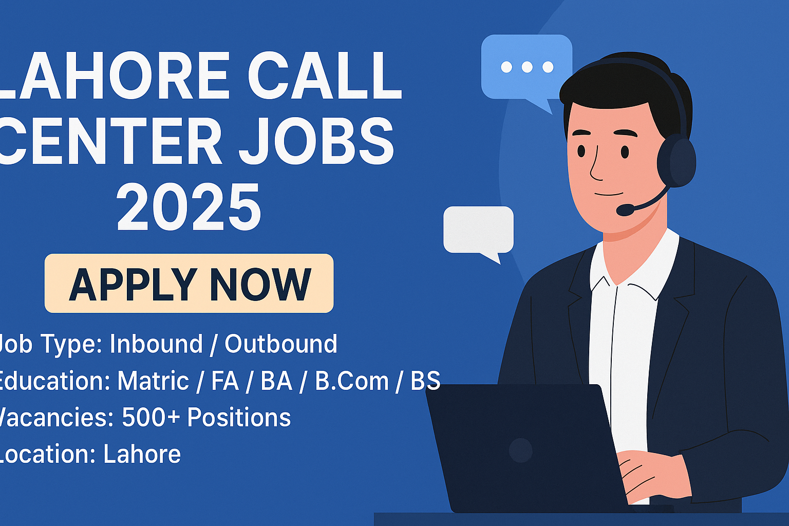 Lahore Call Center Jobs 2025