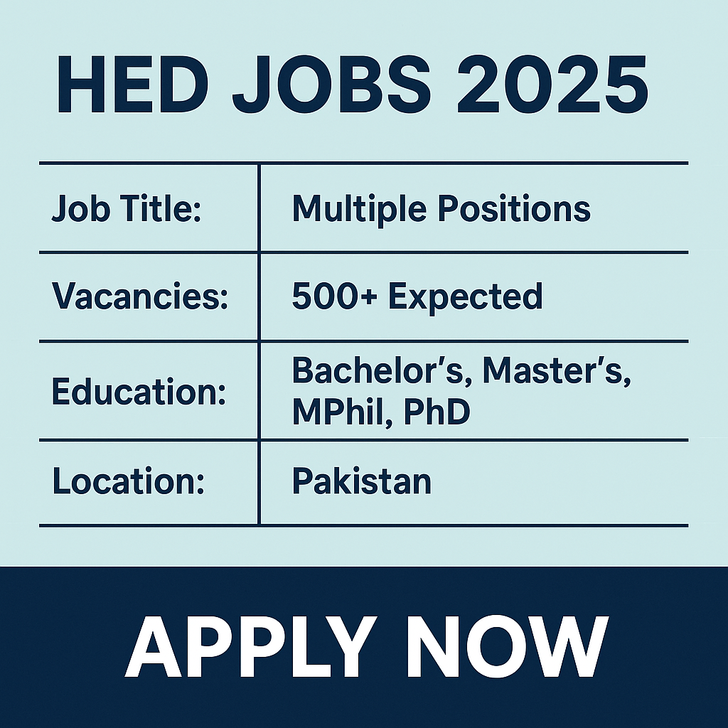 HED Jobs 2025