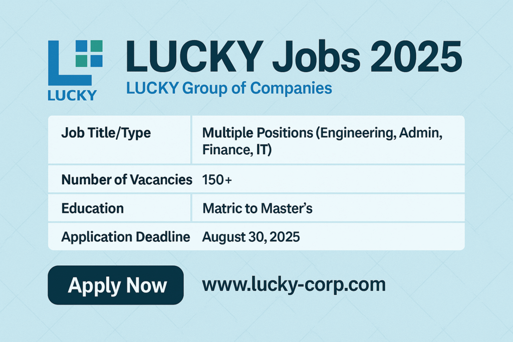 LUCKY Jobs 2025