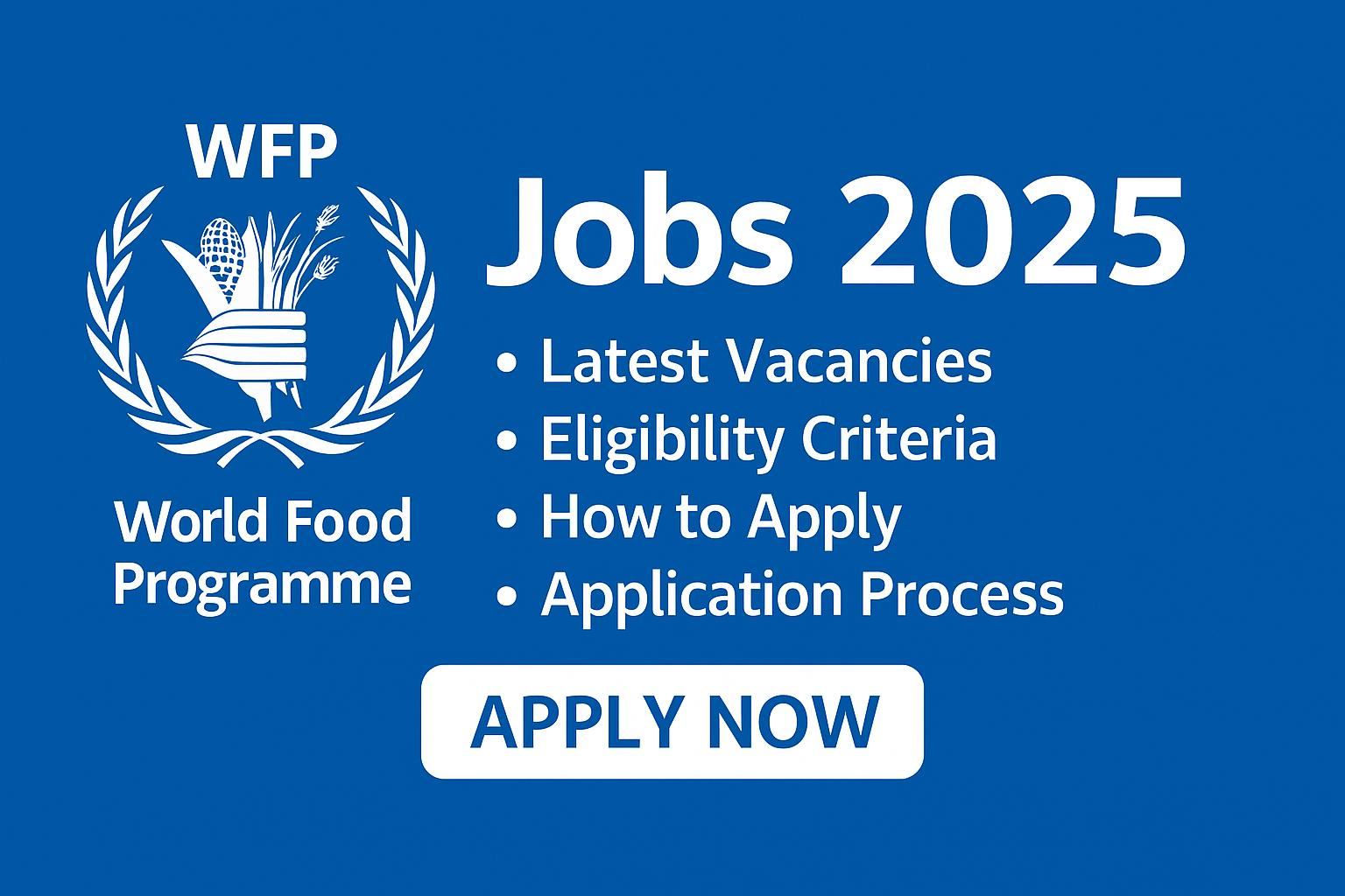 WFP Jobs 2025