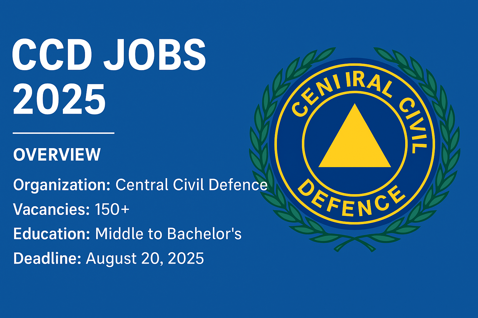CCD Jobs 2025
